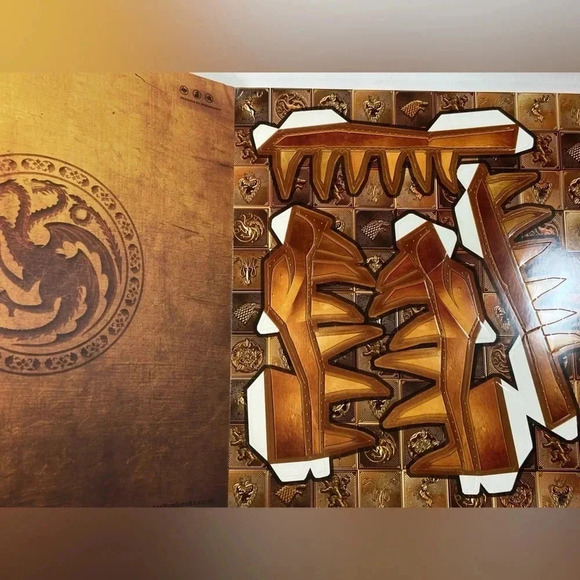 Game of Thrones - House Targaryen 3D Mask & Wall Mount Book - DIY 🐉🎭 - Picture 8 of 16